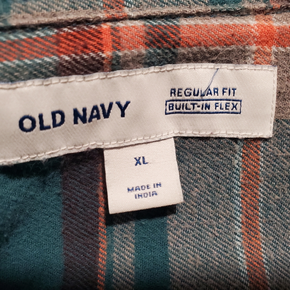 Upcycled / Recycled Flannel Shirt With Lite Beer Patch - Picture 5 of 5